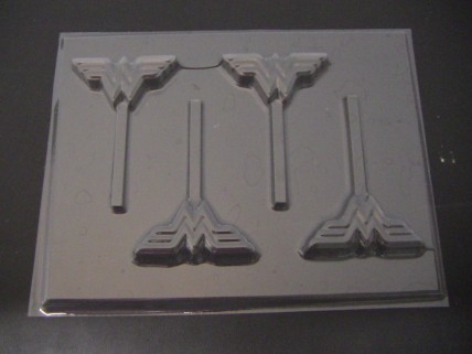 484sp Amazing Woman Logo Emblem Chocolate or Hard Candy Lollipop Mold 484sp Amazing Woman Logo Emblem Chocolate or Hard Candy Lollipop Mold